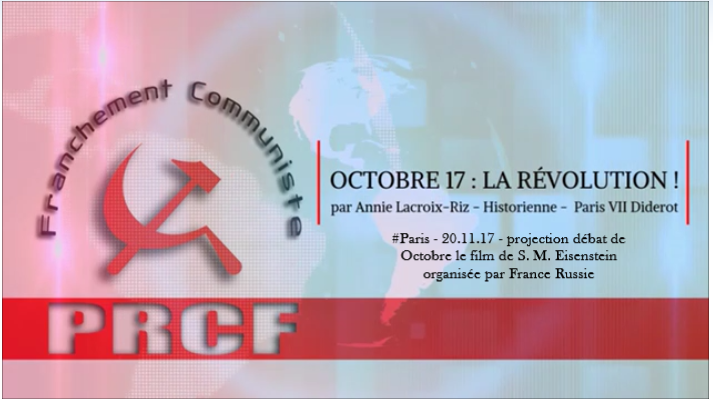 La révolution d’Octobre par Annie Lacroix-Riz #vidéo