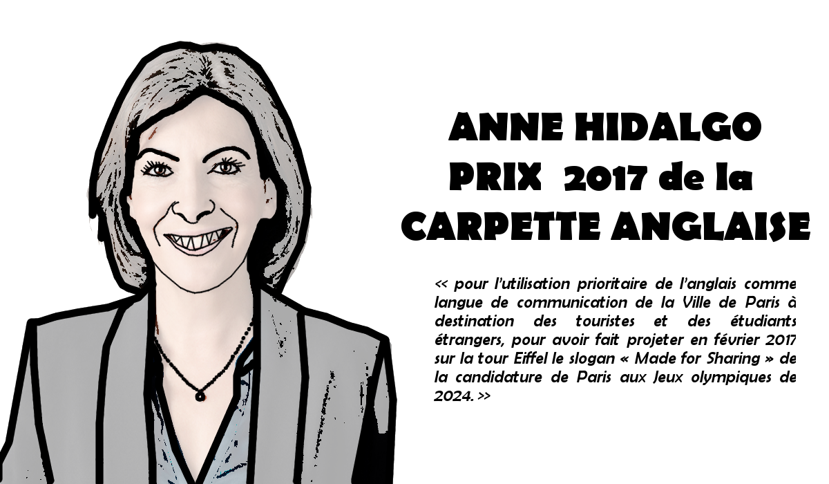 Anne Hidalgo remporte le prix … de la carpette anglaise