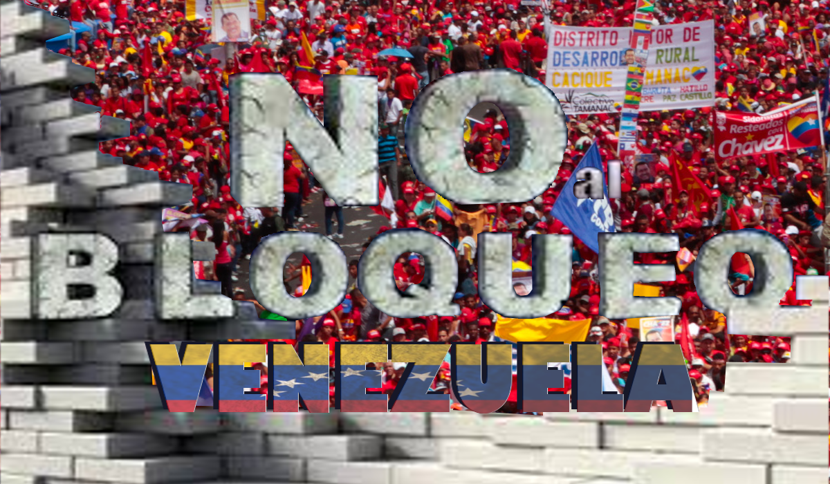 Stoppons le blocus US contre le Venezuela, illégal et criminel. #TrumpDesbloqueaVenezuela #VenezuelaSeRepeta