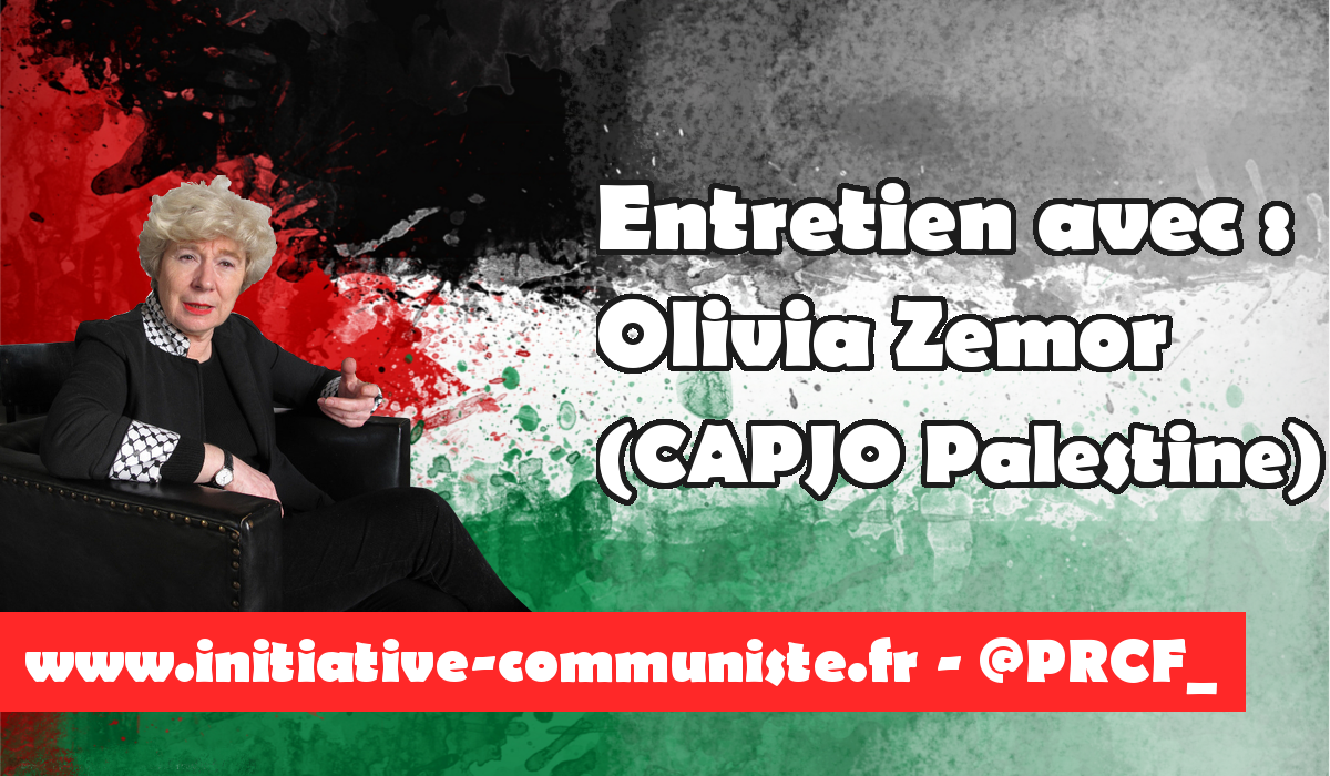 Entretien avec Olivia Zemor de EuroPalestine