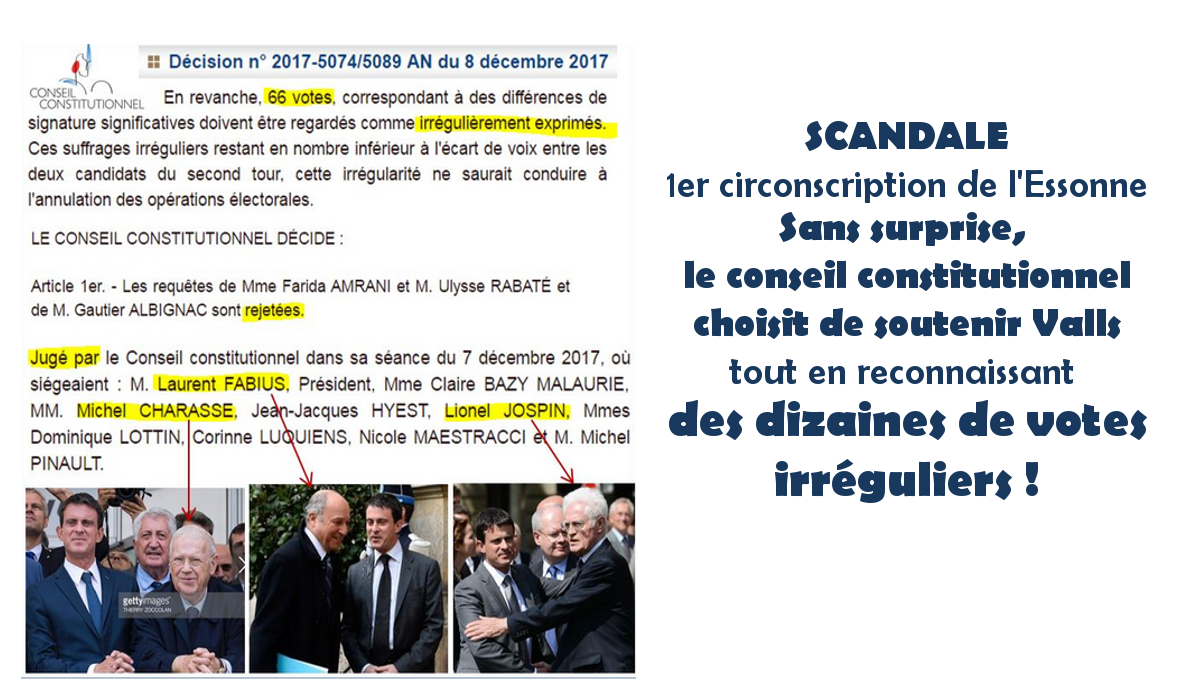 Des irrégularités dans l’élection de Valls, en Guyane Riman réussi à faire reconnaitre la fraude dans l’élection du macroniste Adam