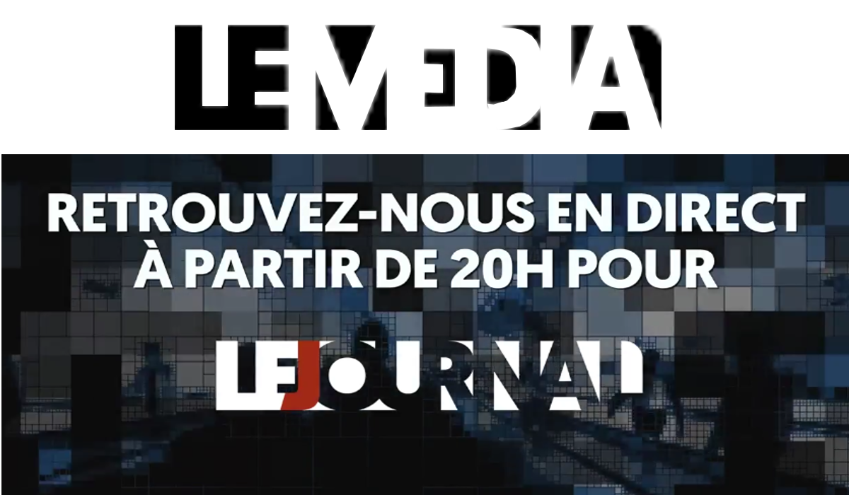 une nouvelle chaîne télé : premier 20H ce soir sur internet. #LeMédia