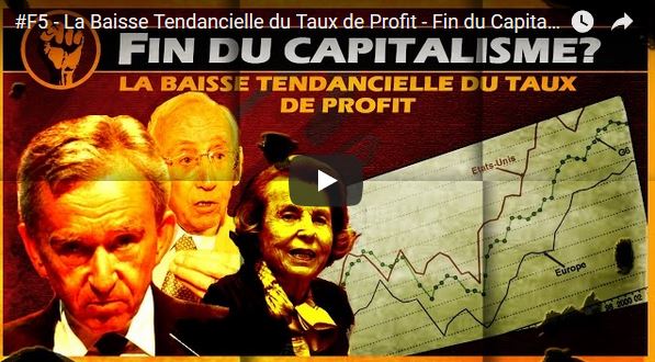 La baisse tendancielle du taux de profits expliquée en vidéo par Loic Chaigneau
