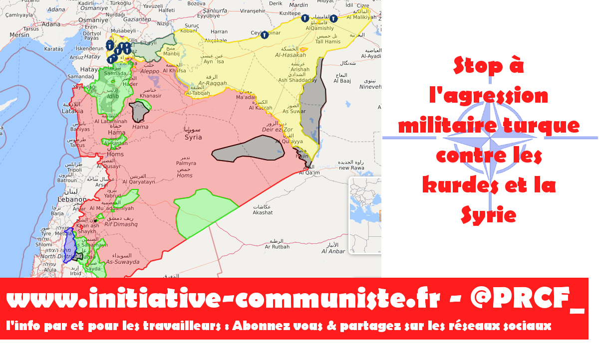 Agression militaire turque contre les kurdes et la Syrie