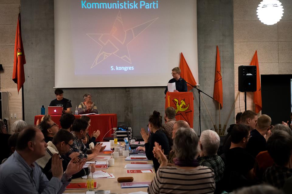 Les JRCF aux cotés des communistes danois à Copenhague [5e congrès du KPD]