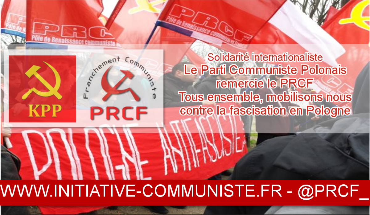 Le Parti Communiste Polonais remercie le PRCF