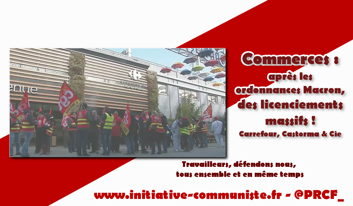 Commerces : après les ordonnances Macron, des licenciements massifs !