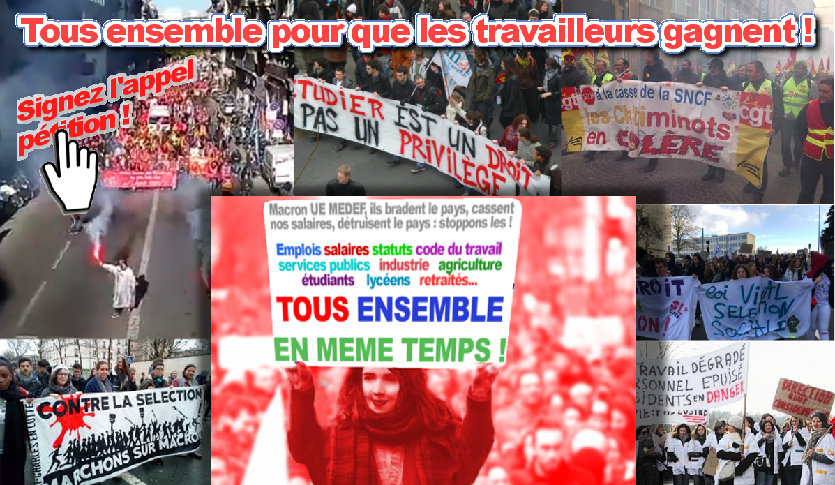 Appel Pétition : A L’ACTION TOUS ENSEMBLE et EN MEME TEMPS !