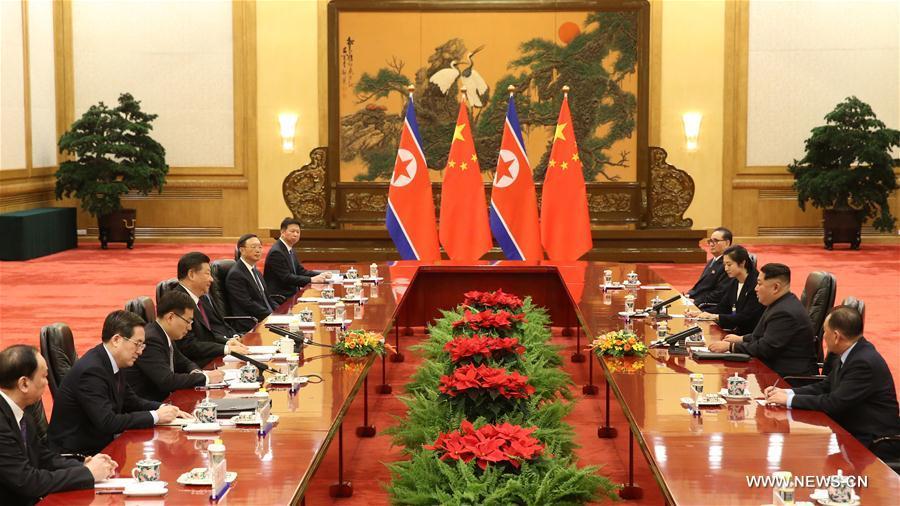 Première rencontre au sommet entre Kim Jong-un et Xi Jinping !