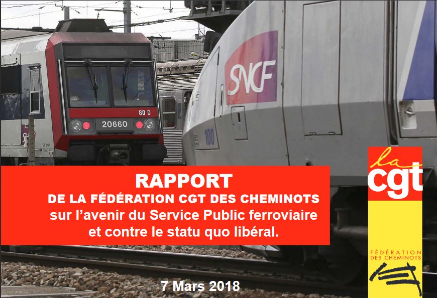 Réforme de la SNCF : les propositions de la CGT pour développer le train pour tous et refuser l’euro privatisation du rail !