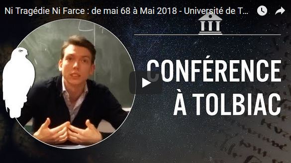 #vidéo de mai 1968 à mai 2018 : Loïc Chaigneau à l’Université de Tolbiac …