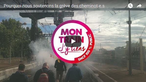 Vidéo : Mon train j’y tiens : parole d’usagers #jesoutienslagrèvedescheminots