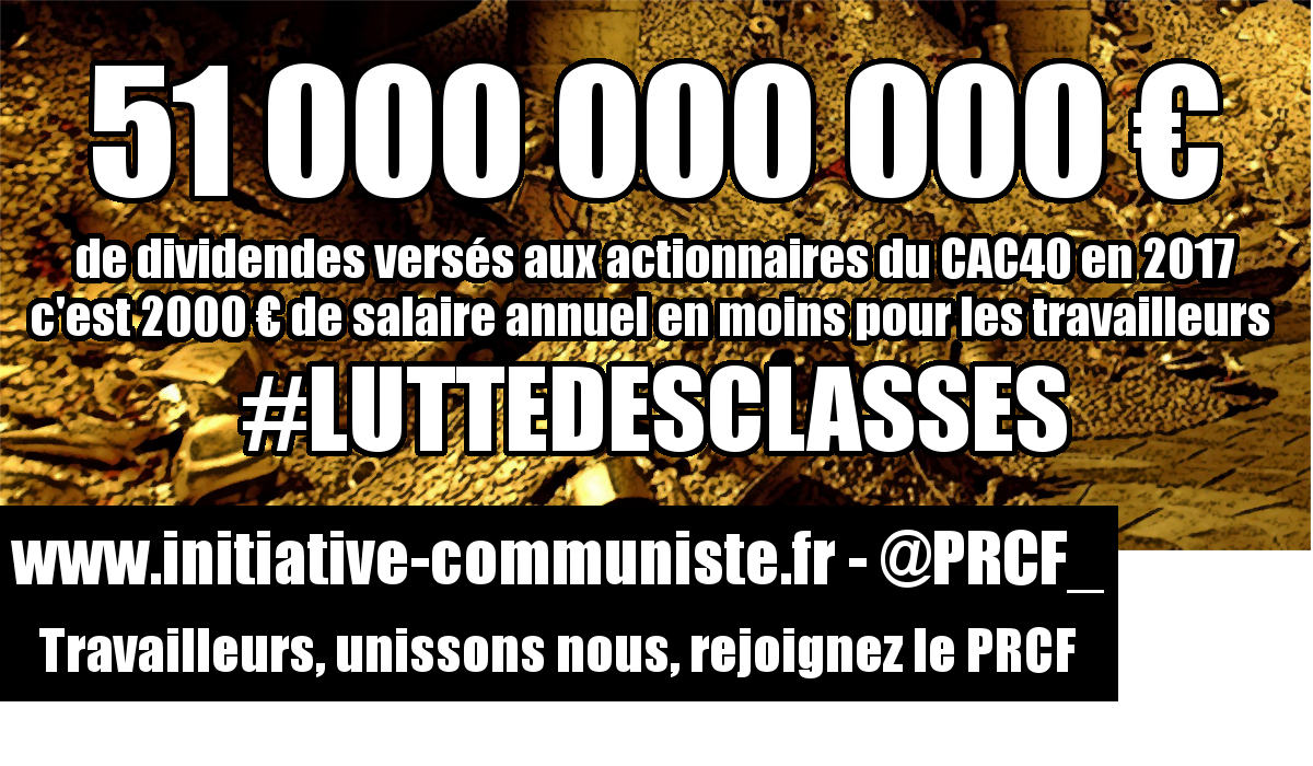 Toujours plus pour les riches : le régime Macron champion du monde des dividendes pour les actionnaires