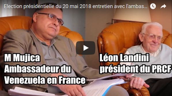 #vidéo Entretien avec l’ambassadeur du Venezuela en France
