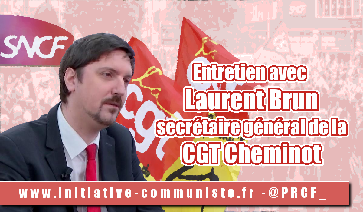 Entretien avec Laurent BRUN, secrétaire général de la CGT Cheminots #greveSNCF #jesoutienslagrevedescheminots