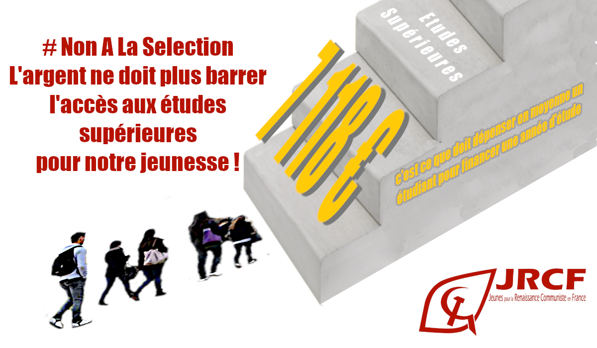Le prix des études #JRCF #NonALaSélection