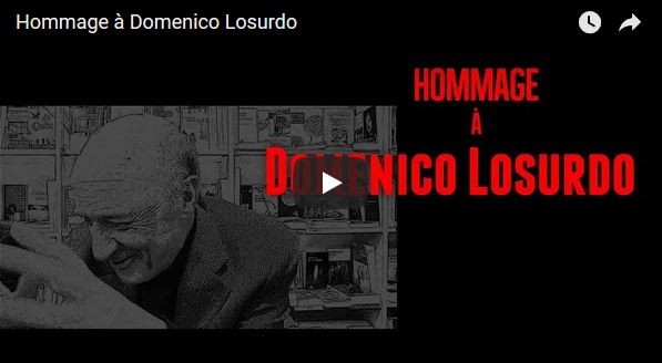 Hommage à Domenico Losurdo #vidéo