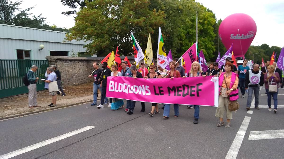 29.08.18 : Bloquons le MEDEF ! #manifestation #photos