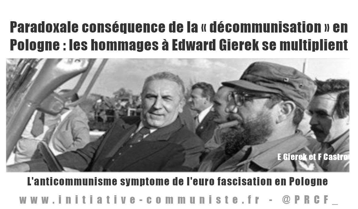 Vérification de votre inscription à la newsletter Paradoxale conséquence de la « décommunisation » en Pologne : les hommages à Edward Gierek se multiplient