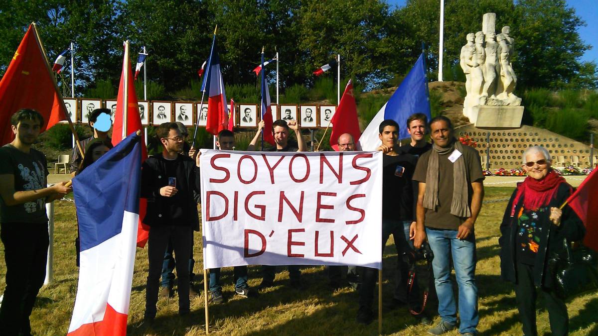 Châteaubriant : Les JRCF sauvent la mémoire, l’honneur et la dignité des 27 fusillés du 22 octobre 1941