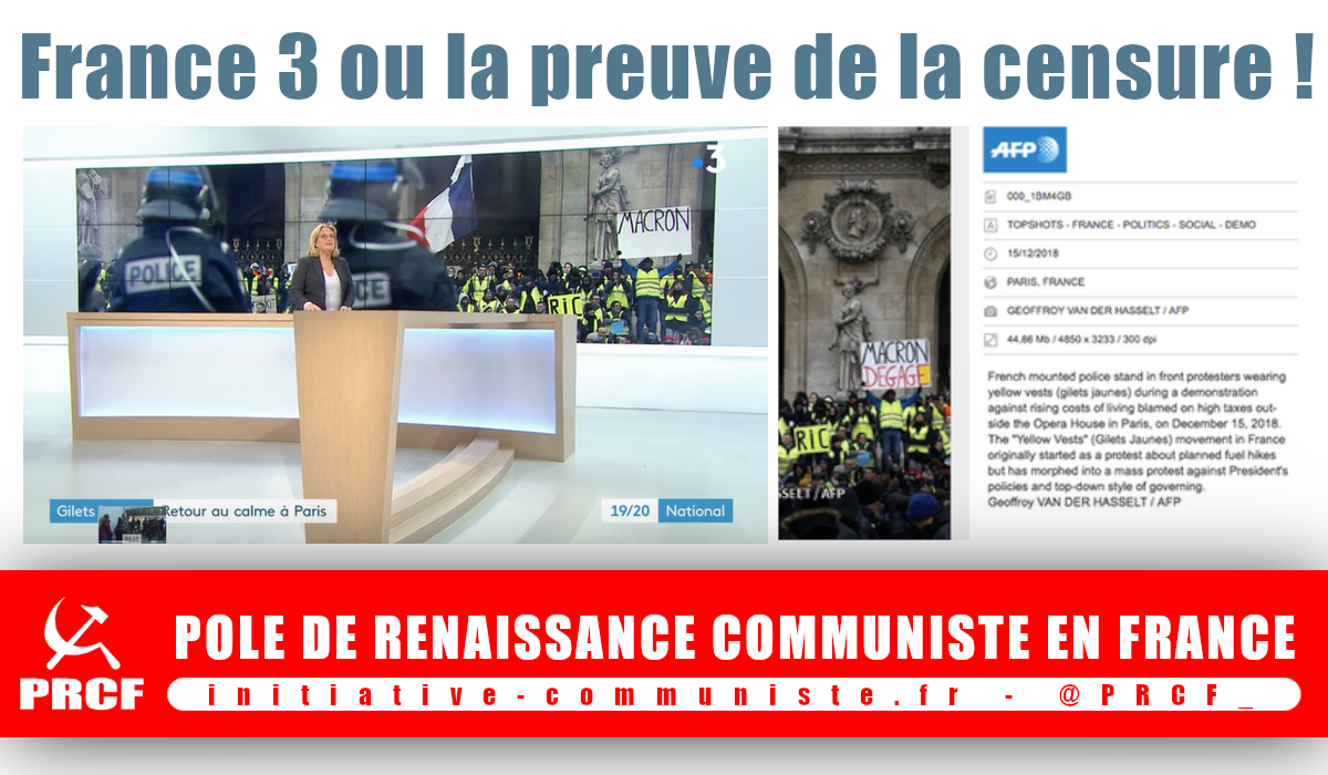 Ce que cache la censure de France 3 : A Monville répond aux questions de Russia Today .