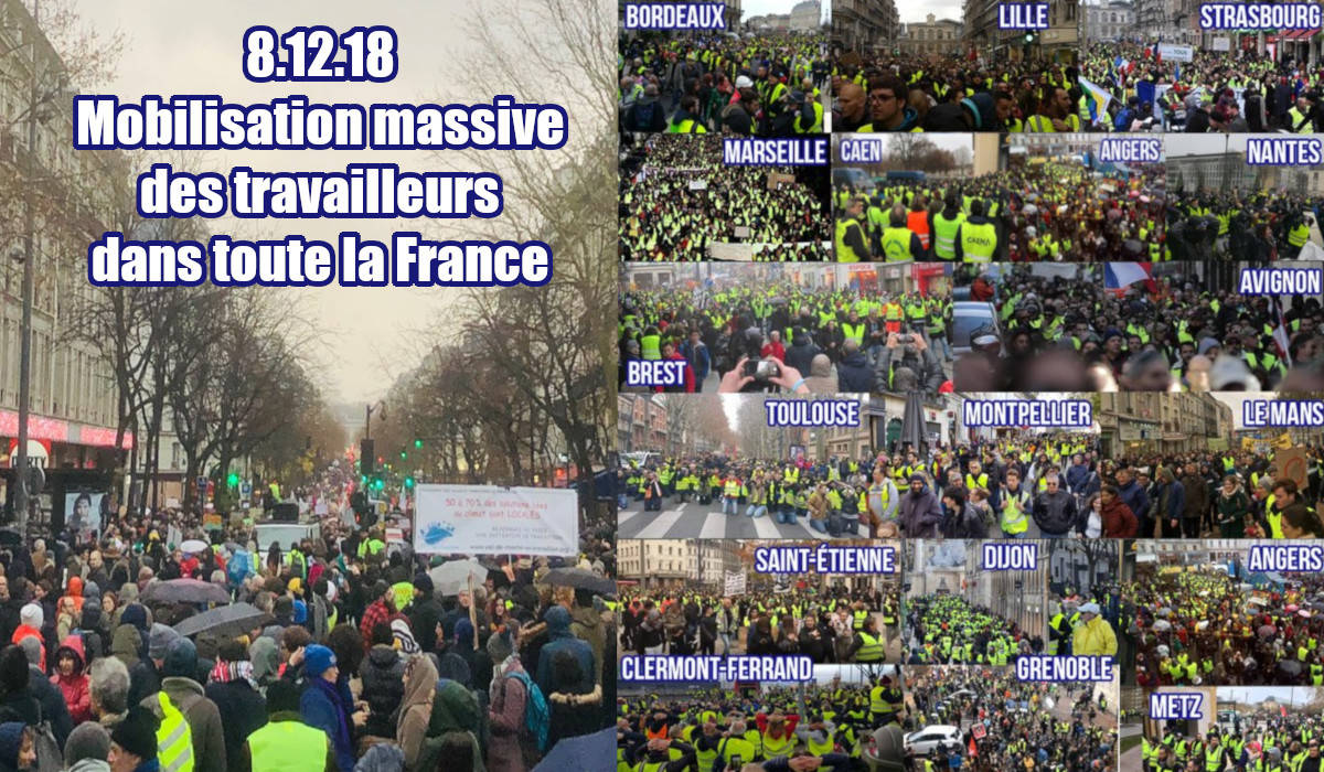 8 Décembre Déterminée Et Pacifique Très Forte Mobilisation