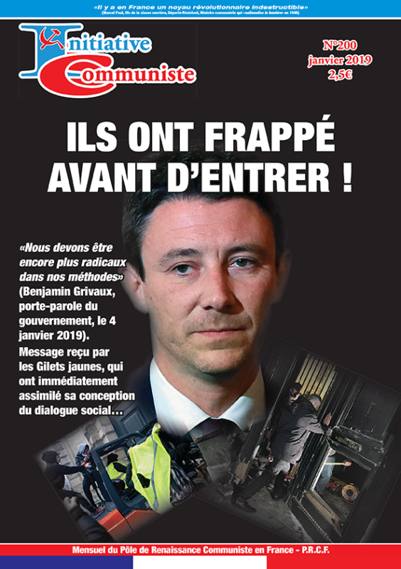 Le 200e numéro d’Initiative Communiste – janvier 2019 est paru