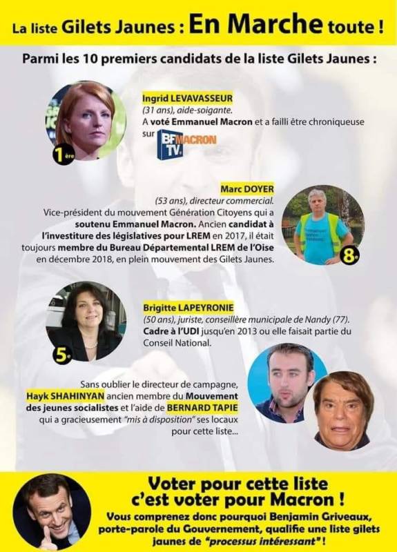 Liste jaune macron ou abstention citoyenne : les gilets jaunes refusent la manipulation