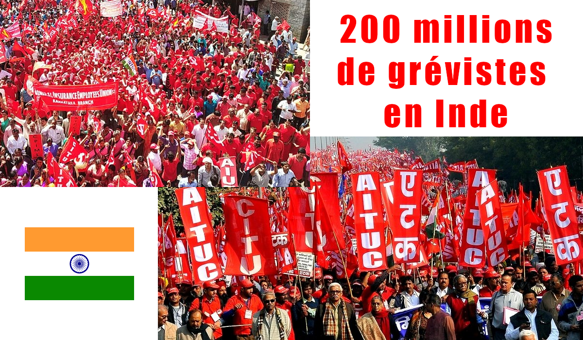 En Inde la plus grande grève de l’histoire ! #workersstrike
