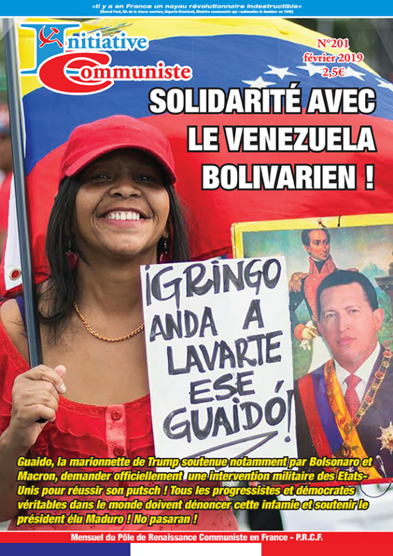 Initiative Communiste n°201 – Février 2019 est paru. Achetez-le, Abonnez-vous