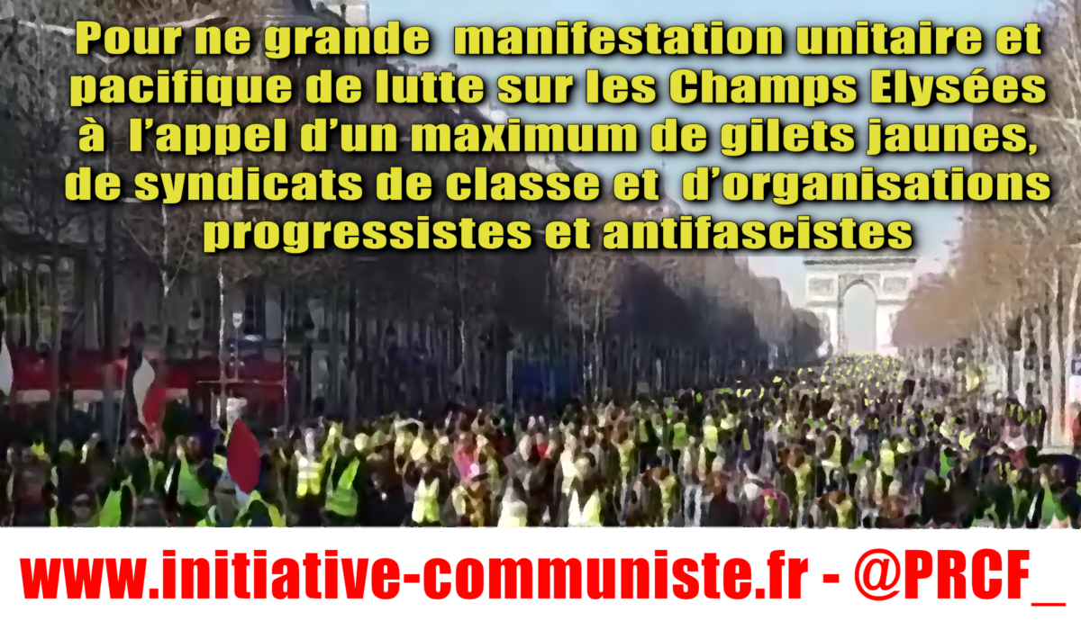 Et maintenant l’interdiction des manifestations en gilet jaune ?