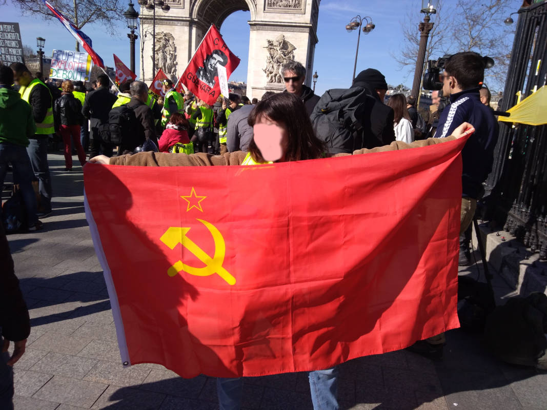 17 novembre 2018 – 17 février 2019 : le PRCF et les JRCF toujours présents au sein des Gilets jaunes !