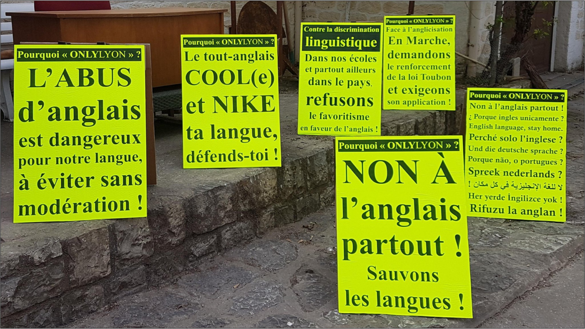 À Lyon, mobilisés pour la langue française pour la journée internationale de la francophonie