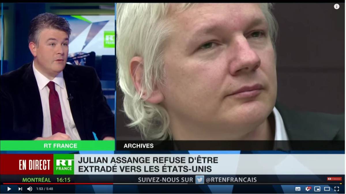 Procès de Julian Assange : «On attaque pour la première fois un journaliste» – Aymeric Monville
