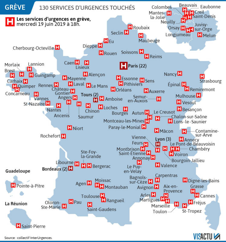 le 2 juillet le collectif inter- urgence appelle à manifester ! #SoutienALaGreveDesUrgences
