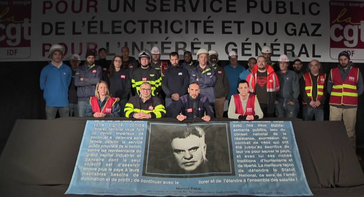 L’appel des électriciens et gaziers de Paris pour la renationalisation de l’Énergie !
