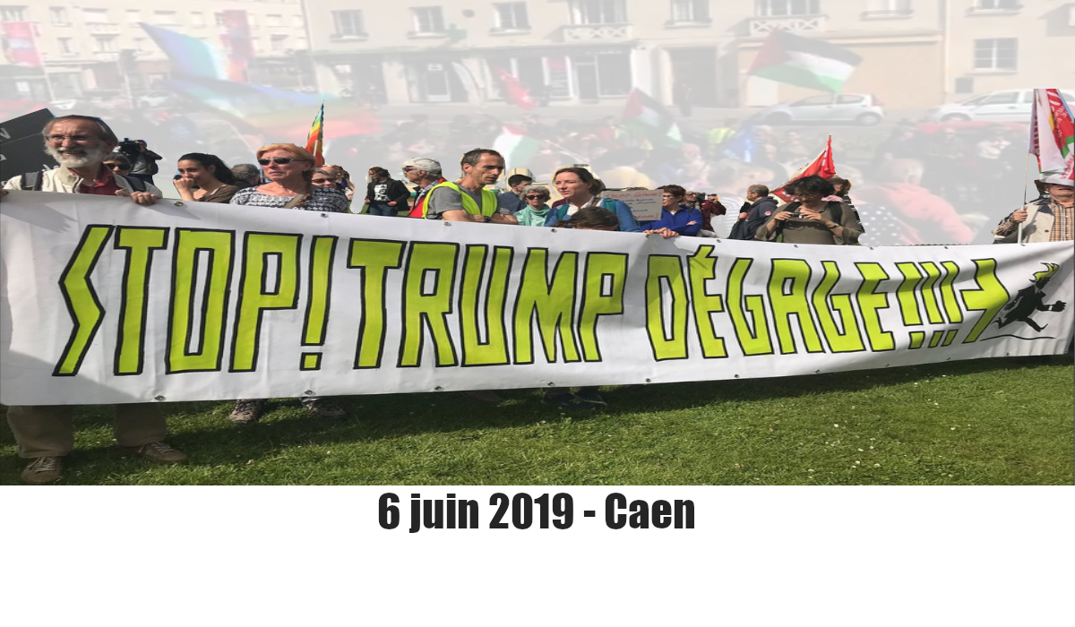 #6juin : pour la paix et l’amitié entre les français et américain : débarquons Trump et Macron !
