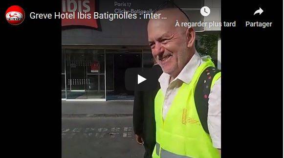 Hotel Ibis Batignolles : entretien avec la CGT HPE