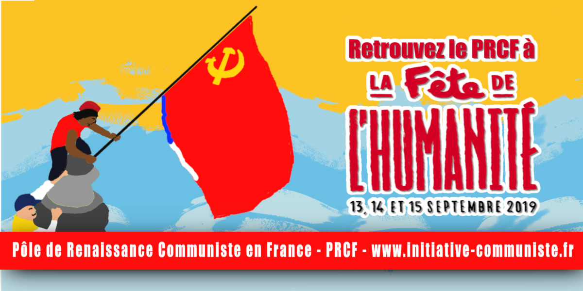 La préparation du stand du PRCF à la fête de l’Huma 2019, c’est parti !