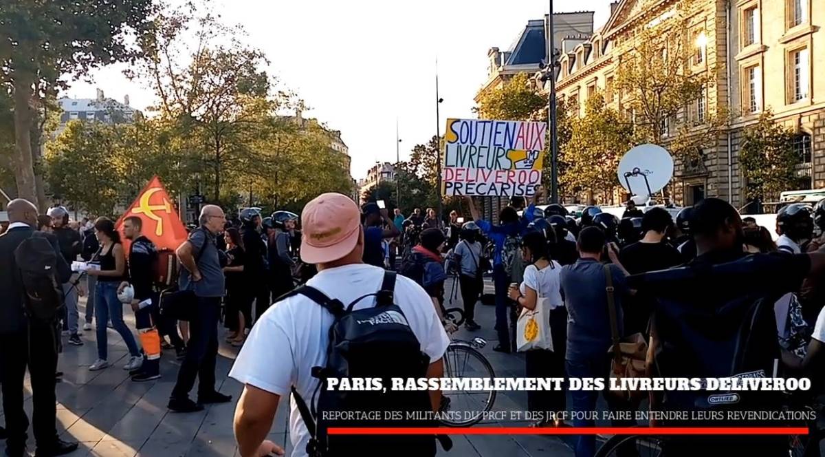 En vidéo, paroles des livreurs Deliveroo en lutte pour les salaires