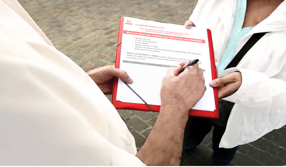 Pour la retraite à 60 ans, par répartition, le PRCF lance une pétition ! #retraites #réformedesretraites