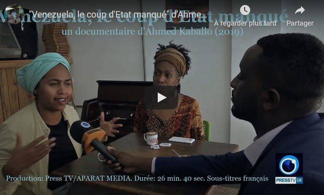 « Venezuela, le coup d’Etat manqué », le nouveau documentaire d’Ahmed Kaballo (2019) sous-titré en français