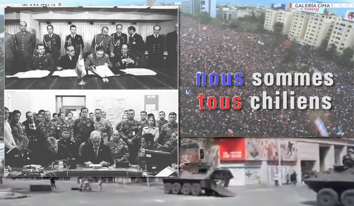 Chili l’appel à la mobilisation internationale lancée par Emilia Tijoux contre la répression par le régime fasciste Pinera.