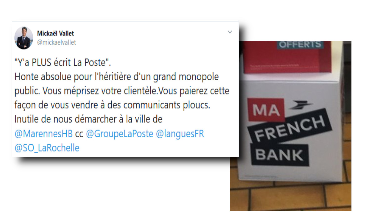 Un maire sanctionne la Poste et Orange, entreprises abusant des anglicismes ! …