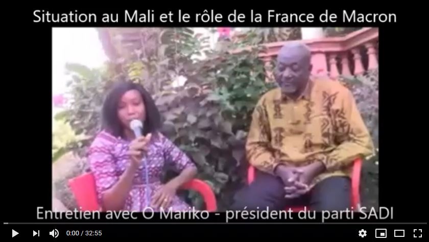 Situation du Mali, rôle de la France : entretien avec Oumar Mariko, président du parti SADI #vidéo