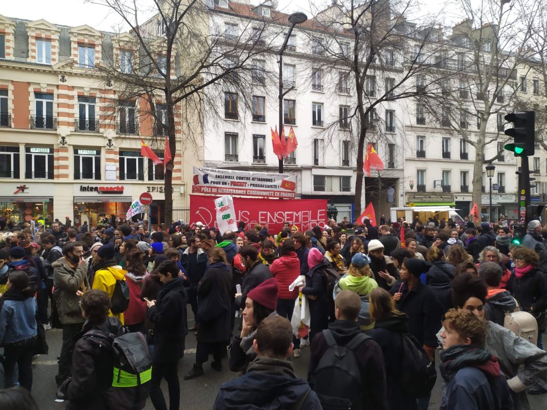 Retour sur le succès de la mobilisation du 9 janvier, les militants du PRCF présents partout en France #reportage #photos