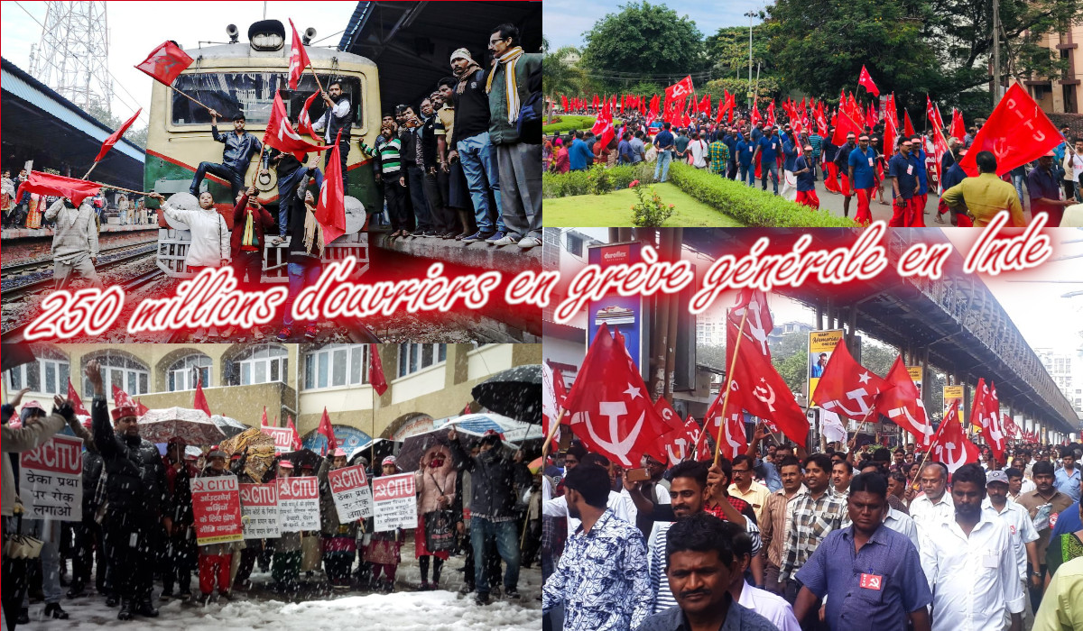 Les travailleurs indiens ripostent : 250 millions sont en grève générale !