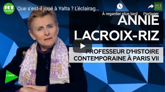 Que s’est il joué à Yalta ? par Annie Lacroix-Riz