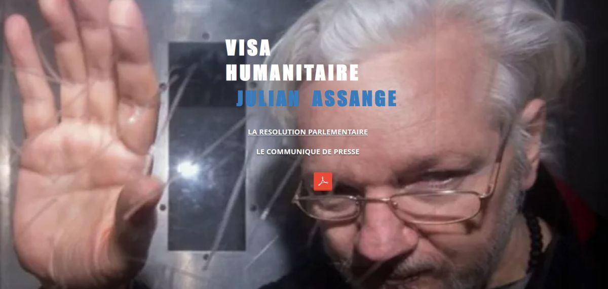 Un visa humanitaire pour Assange : la résolution votée à Genève.