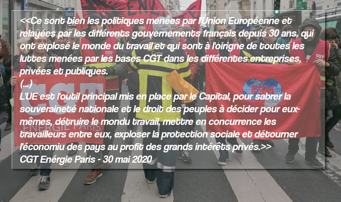 La CGT énergie Paris réplique au texte européiste honteux signé par Berger, Martinez et par les syndicats allemands.